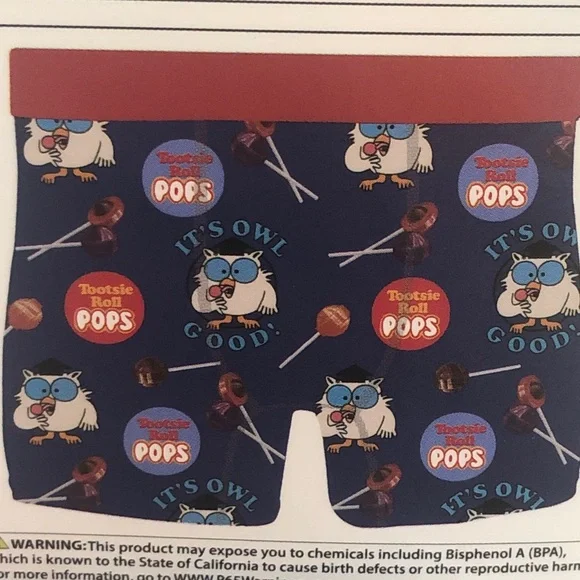 Men's Boxer Brief - Blue and Red - Picture 3 of 3